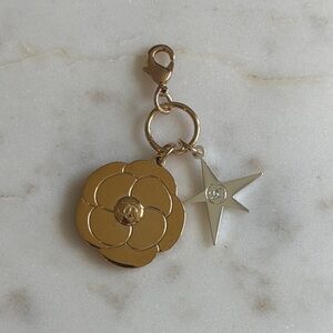 Chanel Camellia & Star Charm NEW NWOT